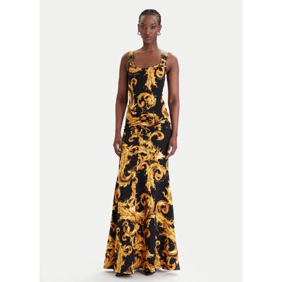 Versace Jeans Couture Sukienka codzienna 80HAO970 JS550 Czarny Slim Fit 38 Czarny Damskie Versace Jeans Couture Sukienka codzienna 80HAO970 JS550 Czarny Slim Fit 38 Czarny Damskie