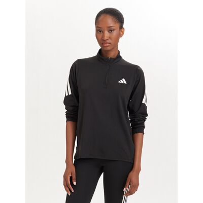 Adidas Bluza techniczna Iconic Running JZ5149 Czarny Regular Fit M Czarny Damskie Adidas Bluza techniczna Iconic Running JZ5149 Czarny Regular Fit M Czarny Damskie