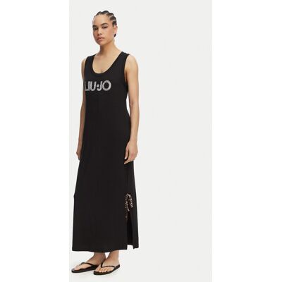 Liu Jo Beachwear Sukienka codzienna VA6215 JS360 Czarny Regular Fit S Czarny Damskie Liu Jo Beachwear Sukienka codzienna VA6215 JS360 Czarny Regular Fit S Czarny Damskie