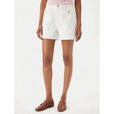 Tommy Hilfiger Szorty jeansowe WW0WW49579 Biały Regular Fit 27 Biały Damskie Tommy Hilfiger Szorty jeansowe WW0WW49579 Biały Regular Fit 27 Biały Damskie