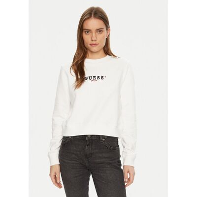Guess Jeans Bluza W5RQ28 K68I4 Biały Regular Fit XXL Biały Damskie Guess Jeans Bluza W5RQ28 K68I4 Biały Regular Fit XXL Biały Damskie