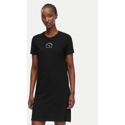 KARL LAGERFELD Sukienka codzienna B2W13071 Czarny Regular Fit XS Czarny Damskie KARL LAGERFELD Sukienka codzienna B2W13071 Czarny Regular Fit XS Czarny Damskie