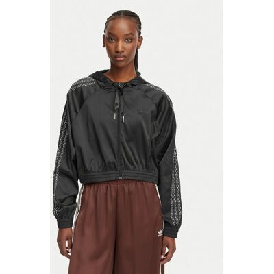 Adidas Bluza Pearl Cropped KC7864 Czarny Loose Fit M Czarny Damskie Adidas Bluza Pearl Cropped KC7864 Czarny Loose Fit M Czarny Damskie