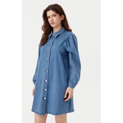 ONLY Sukienka jeansowa Alma 15345570 Niebieski Regular Fit XL Niebieski Damskie ONLY Sukienka jeansowa Alma 15345570 Niebieski Regular Fit XL Niebieski Damskie