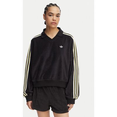 Adidas Bluza Terry Towel KD1402 Czarny Oversize XS Czarny Damskie Adidas Bluza Terry Towel KD1402 Czarny Oversize XS Czarny Damskie