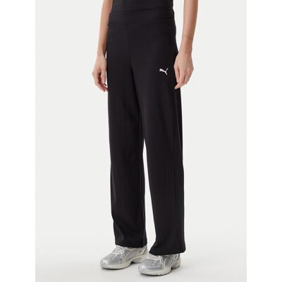 Puma Spodnie dresowe Ess Elevated 685025 Czarny Straight Fit S Czarny Damskie Puma Spodnie dresowe Ess Elevated 685025 Czarny Straight Fit S Czarny Damskie