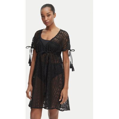 Iconique Sukienka plażowa Molly IC26-118 Czarny Regular Fit L Czarny Damskie Iconique Sukienka plażowa Molly IC26-118 Czarny Regular Fit L Czarny Damskie