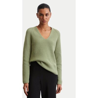 Marc O' Polo Sweter 506 6059 60097 Zielony Slim Fit S Zielony Damskie Marc O' Polo Sweter 506 6059 60097 Zielony Slim Fit S Zielony Damskie