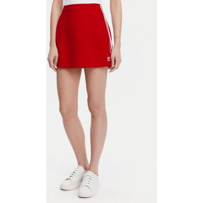 Adidas Spódnica trapezowa adicolor 3-Stripes JD0282 Czerwony Regular Fit XL Czerwony Damskie Adidas Spódnica trapezowa adicolor 3-Stripes JD0282 Czerwony Regular Fit XL Czerwony Damskie
