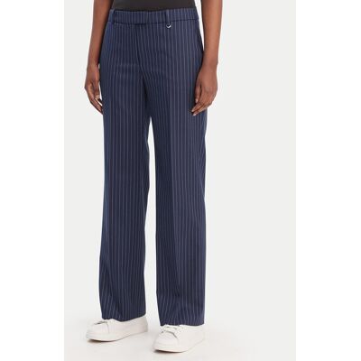 HUGO Spodnie materiałowe Hilando 50554458 Granatowy Slim Fit 38 Granatowy Damskie HUGO Spodnie materiałowe Hilando 50554458 Granatowy Slim Fit 38 Granatowy Damskie