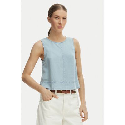 ONLY Top Dorsi 15363996 Niebieski Loose Fit L Niebieski Damskie ONLY Top Dorsi 15363996 Niebieski Loose Fit L Niebieski Damskie