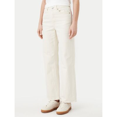 Vero Moda Jeansy Tessa 10287303 Écru Wide Leg 30_30 Kremowy Damskie Vero Moda Jeansy Tessa 10287303 Écru Wide Leg 30_30 Kremowy Damskie