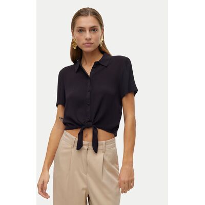 Vero Moda Koszula Menny 10303694 Czarny Relaxed Fit M Czarny Damskie Vero Moda Koszula Menny 10303694 Czarny Relaxed Fit M Czarny Damskie