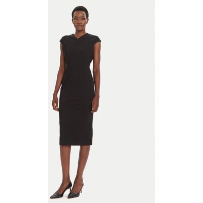 Boss Sukienka koktajlowa Dulisa 50541987 Czarny Slim Fit 34 Czarny Damskie Boss Sukienka koktajlowa Dulisa 50541987 Czarny Slim Fit 34 Czarny Damskie