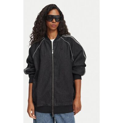 Adidas Kurtka jeansowa Sst KQ6471 Czarny Oversize M Czarny Damskie Adidas Kurtka jeansowa Sst KQ6471 Czarny Oversize M Czarny Damskie