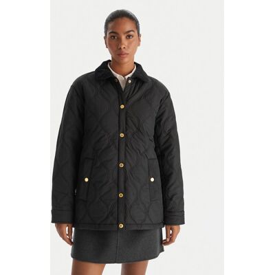 Hunter Kurtka przejściowa Witton HARW0004252 Czarny Regular Fit XL Czarny Damskie Hunter Kurtka przejściowa Witton HARW0004252 Czarny Regular Fit XL Czarny Damskie