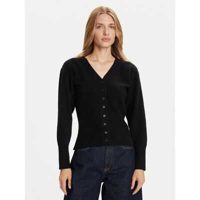 Vero Moda Kardigan Saba 10334777 Czarny Regular Fit XS Czarny Damskie Vero Moda Kardigan Saba 10334777 Czarny Regular Fit XS Czarny Damskie