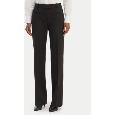 HUGO Spodnie materiałowe Hilayla 50555896 Czarny Slim Fit 38 Czarny Damskie HUGO Spodnie materiałowe Hilayla 50555896 Czarny Slim Fit 38 Czarny Damskie