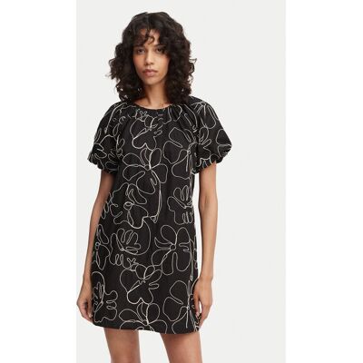 French Connection Sukienka codzienna Rhodes 719Q1 Czarny Regular Fit L Czarny Damskie French Connection Sukienka codzienna Rhodes 719Q1 Czarny Regular Fit L Czarny Damskie