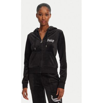 Juicy Couture Bluza Robertson JCBAS125805 Czarny Regular Fit XS Czarny Damskie Juicy Couture Bluza Robertson JCBAS125805 Czarny Regular Fit XS Czarny Damskie