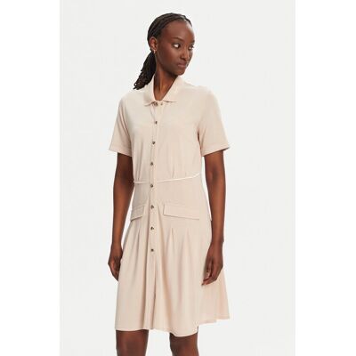 Liu Jo Sport Sukienka koszulowa TA5207 J4883 Beżowy Regular Fit L Beżowy Damskie Liu Jo Sport Sukienka koszulowa TA5207 J4883 Beżowy Regular Fit L Beżowy Damskie