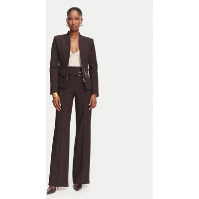 Rinascimento Marynarka CFC0130160003 Brązowy ciemny Slim Fit XS Brązowy ciemny Damskie Rinascimento Marynarka CFC0130160003 Brązowy ciemny Slim Fit XS Brązowy ciemny Damskie
