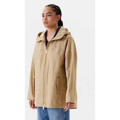 Tommy Hilfiger Parka WW0WW45621 Beżowy Regular Fit S Beżowy Damskie Tommy Hilfiger Parka WW0WW45621 Beżowy Regular Fit S Beżowy Damskie