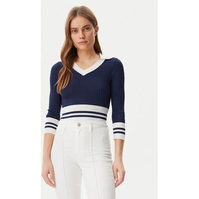 Guess Sweter W5GR46 Z3L10 Granatowy Regular Fit XXL Granatowy Damskie Guess Sweter W5GR46 Z3L10 Granatowy Regular Fit XXL Granatowy Damskie