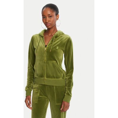 Juicy Couture Bluza Robertson JCAP176G Zielony Slim Fit XS Zielony Damskie Juicy Couture Bluza Robertson JCAP176G Zielony Slim Fit XS Zielony Damskie