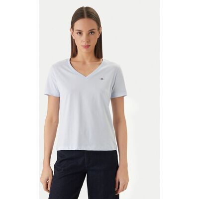 Gant T-Shirt 4200750 Błękitny Slim Fit L Niebieski jasny Damskie Gant T-Shirt 4200750 Błękitny Slim Fit L Niebieski jasny Damskie