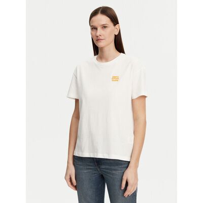 Marc O' Polo Denim T-Shirt 500 0005 916 Biały Relaxed Fit S Biały Damskie Marc O' Polo Denim T-Shirt 500 0005 916 Biały Relaxed Fit S Biały Damskie