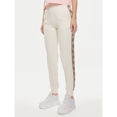Guess Spodnie dresowe Britney V2YB15 KB3P2 Écru Regular Fit XXS Kremowy Damskie Guess Spodnie dresowe Britney V2YB15 KB3P2 Écru Regular Fit XXS Kremowy Damskie