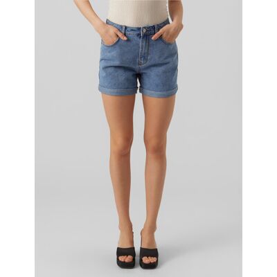 Vero Moda Szorty jeansowe Zuri 10279493 Niebieski Regular Fit S Niebieski Damskie Vero Moda Szorty jeansowe Zuri 10279493 Niebieski Regular Fit S Niebieski Damskie
