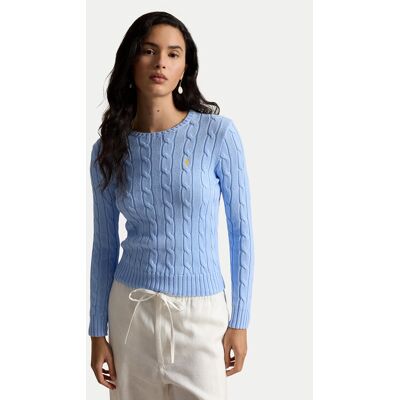 Polo Ralph Lauren Sweter 211971869512 Niebieski jasny Slim Fit S Niebieski jasny Damskie Polo Ralph Lauren Sweter 211971869512 Niebieski jasny Slim Fit S Niebieski jasny Damskie