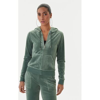 Juicy Couture Bluza Robertson JCAP176 Zielony Slim Fit S Zielony Damskie Juicy Couture Bluza Robertson JCAP176 Zielony Slim Fit S Zielony Damskie