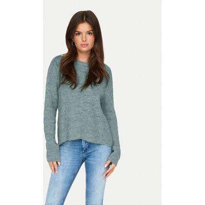 ONLY Sweter 15234745 Zielony Regular Fit S Zielony Damskie ONLY Sweter 15234745 Zielony Regular Fit S Zielony Damskie