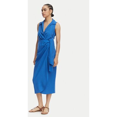 LOLA CASADEMUNT Sukienka codzienna LS2616132 Niebieski Regular Fit L Niebieski Damskie LOLA CASADEMUNT Sukienka codzienna LS2616132 Niebieski Regular Fit L Niebieski Damskie