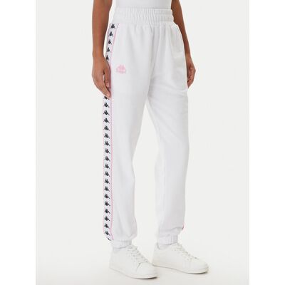 Kappa Spodnie dresowe Banda Adina 321Y8EW Biały Regular Fit XS Biały Damskie Kappa Spodnie dresowe Banda Adina 321Y8EW Biały Regular Fit XS Biały Damskie
