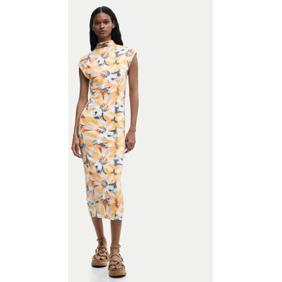 Desigual Sukienka letnia Martha 26SWVK48 Żółty Slim Fit XS Żółty Damskie Desigual Sukienka letnia Martha 26SWVK48 Żółty Slim Fit XS Żółty Damskie