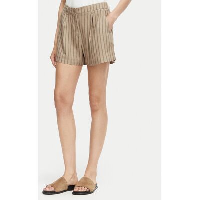 Vero Moda Szorty materiałowe Rosie 10346913 Brązowy jasny Loose Fit S Brązowy jasny Damskie Vero Moda Szorty materiałowe Rosie 10346913 Brązowy jasny Loose Fit S Brązowy jasny Damskie