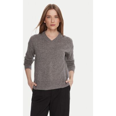United Colors Of Benetton Sweter 102HD4032 Szary Relaxed Fit XS Szary Damskie United Colors Of Benetton Sweter 102HD4032 Szary Relaxed Fit XS Szary Damskie