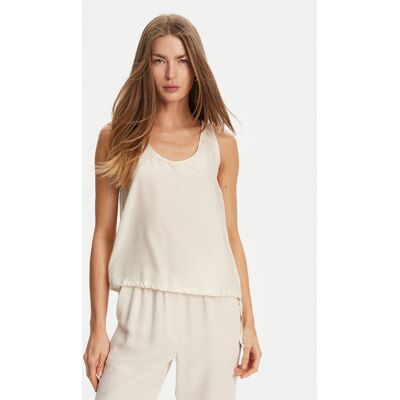 Marella Top Meana 2513161045 Écru Regular Fit 46 Kremowy Damskie Marella Top Meana 2513161045 Écru Regular Fit 46 Kremowy Damskie