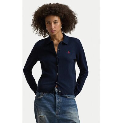 Polo Ralph Lauren Kardigan 211972110502 Granatowy Slim Fit L Granatowy Damskie Polo Ralph Lauren Kardigan 211972110502 Granatowy Slim Fit L Granatowy Damskie