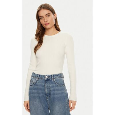 JJXX Sweter Jodi 12250072 Biały Slim Fit L Biały Damskie JJXX Sweter Jodi 12250072 Biały Slim Fit L Biały Damskie