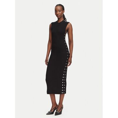 KARL LAGERFELD Sukienka codzienna B3W13041 Czarny Slim Fit XS Czarny Damskie KARL LAGERFELD Sukienka codzienna B3W13041 Czarny Slim Fit XS Czarny Damskie