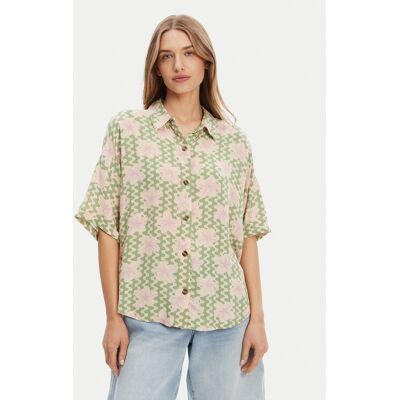Roxy Koszula Beach Nostalgia ERJWT03665 Zielony Regular Fit L Zielony Damskie Roxy Koszula Beach Nostalgia ERJWT03665 Zielony Regular Fit L Zielony Damskie