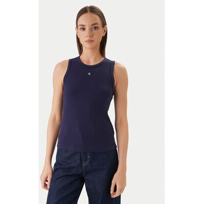 Calvin Klein Jeans Top LV047F232G Fioletowy Slim Fit XXS Fioletowy Damskie Calvin Klein Jeans Top LV047F232G Fioletowy Slim Fit XXS Fioletowy Damskie