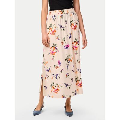 YAS Spódnica midi Asina 26034011 Écru Regular Fit 40 Kremowy Damskie YAS Spódnica midi Asina 26034011 Écru Regular Fit 40 Kremowy Damskie
