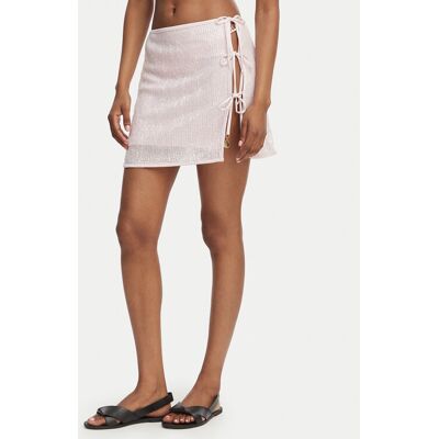 Guess Spódnica plażowa E6GD05 KBMV0 Różowy jasny Regular Fit XS_S Różowy jasny Damskie Guess Spódnica plażowa E6GD05 KBMV0 Różowy jasny Regular Fit XS_S Różowy jasny Damskie