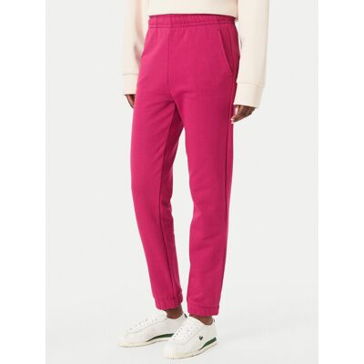Lacoste Spodnie dresowe XF5268 Różowy ciemny Regular Fit 40 Różowy ciemny Damskie Lacoste Spodnie dresowe XF5268 Różowy ciemny Regular Fit 40 Różowy ciemny Damskie